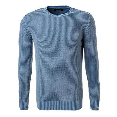 Replay Herren Pullover blau unifarben