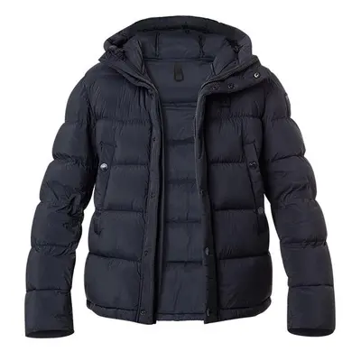 Blauer. USA Herren Daunenjacke blau Mikrofaser unifarben