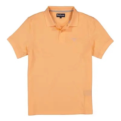 Barbour Herren Polo-Shirt orange Baumwoll-Piqué