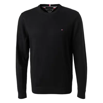 Tommy Hilfiger Herren Pullover schwarz unifarben