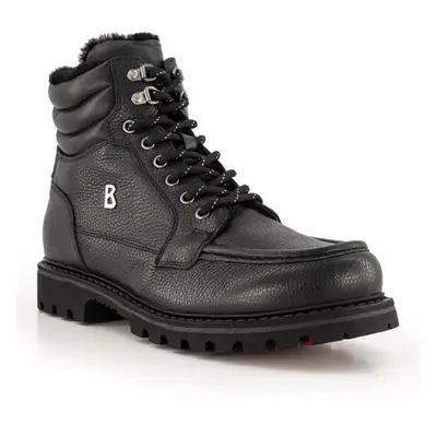 BOGNER Herren Schuhe schwarz Glattleder