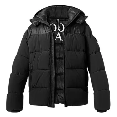 JOOP! Herren Steppjacke schwarz Mikrofaser unifarben