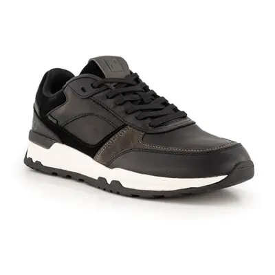 Marc O'Polo Herren Sneaker schwarz Glattleder