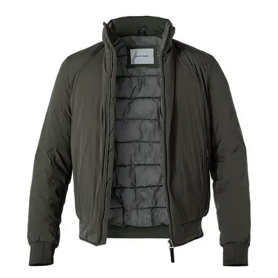 Pierre Cardin Herren Blouson grün Mikrofaser unifarben