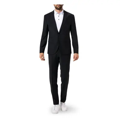 CINQUE Herren Anzug schwarz Schurwoll-Stretch