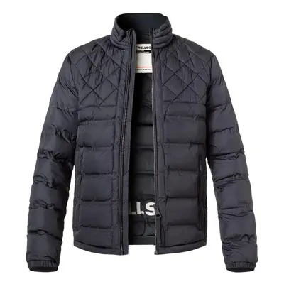 Strellson Herren Steppjacke blau Mikrofaser unifarben