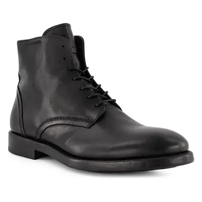 AIGNER Herren Stiefeletten schwarz Glattleder