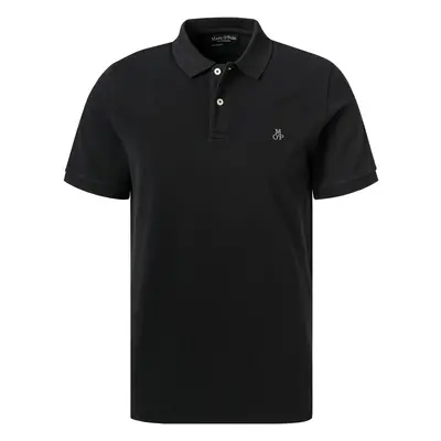 Marc O'Polo Herren Polo-Shirt schwarz Baumwoll-Piqué