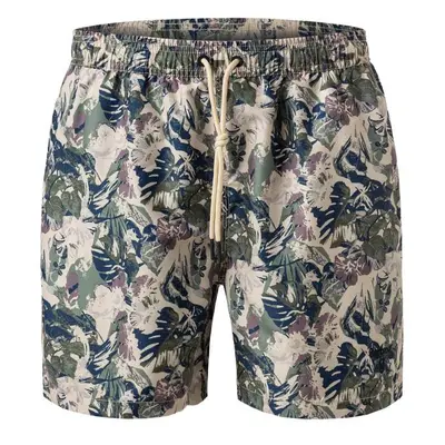 Barbour Herren Badeshorts grün Mikrofaser floral