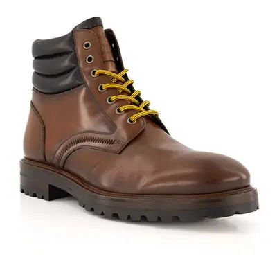 AIGNER Herren Schnürboots braun Glattleder