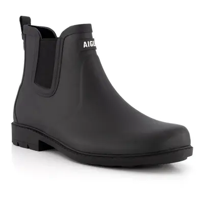 Aigle Herren Chelsea Boots schwarz Gummi