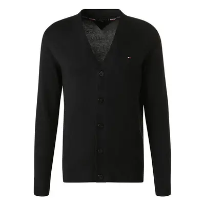 Tommy Hilfiger Herren Cardigan schwarz Baumwolle