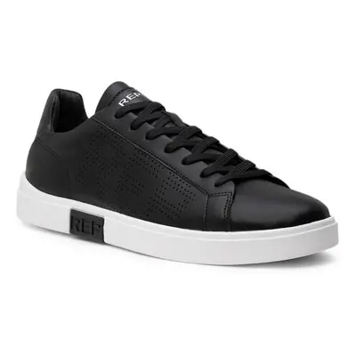 Replay Herren Sneaker schwarz Glattleder