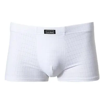 Bruno banani Herren Trunk weiß Mikrofaser unifarben