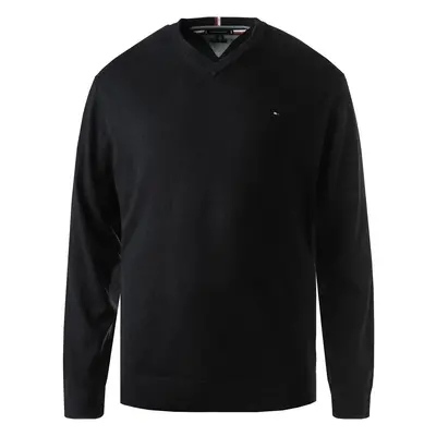 Tommy Hilfiger Herren Pullover schwarz unifarben