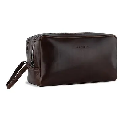 Bugatti Herren Kulturtasche braun Leder