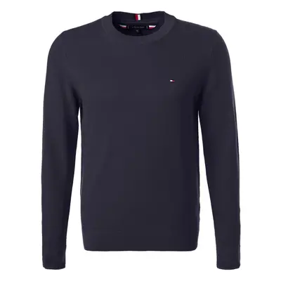 Tommy Hilfiger Herren Pullover blau Baumwolle unifarben