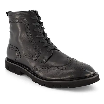 Sioux Herren Stiefelette schwarz Glattleder