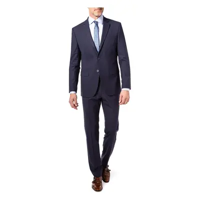 HECHTER PARIS Herren Anzug blau Schurwoll-Stretch