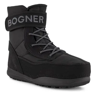 BOGNER Herren Schneeboots schwarz Material-Mix