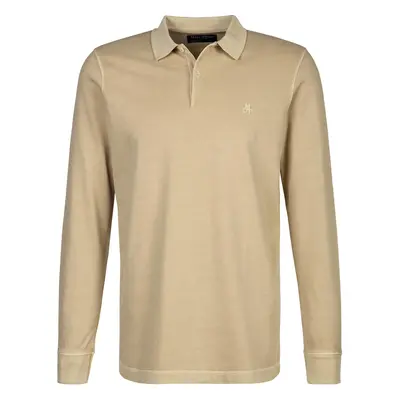 Marc O'Polo Herren Polo-Shirt beige Baumwoll-Jersey