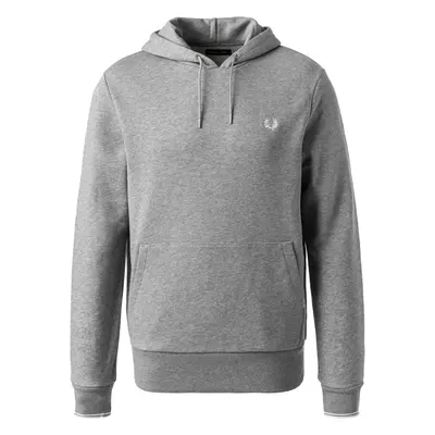 Fred Perry Herren Hoodie grau Baumwolle unifarben