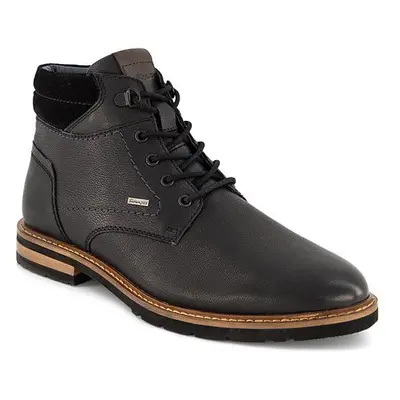 Sioux Herren Stiefeletten schwarz Leder