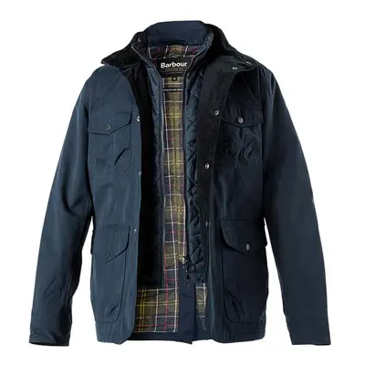 Barbour Herren Jacke blau Baumwolle unifarben