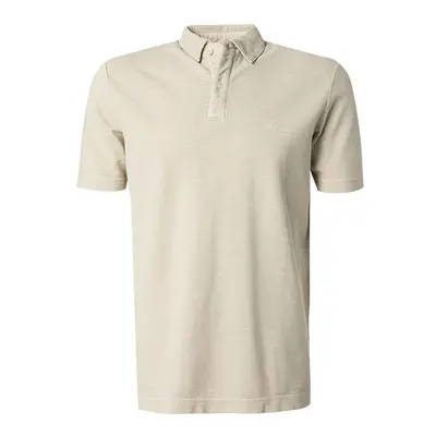 Marc O'Polo Herren Polo-Shirt beige Baumwoll-Piqué