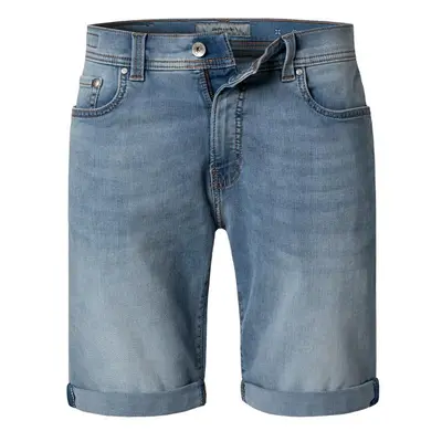 Pierre Cardin Herren Jeansshorts blau Baumwoll-Stretch