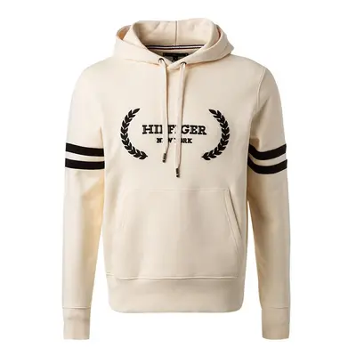 Tommy Hilfiger Herren Hoodie beige Baumwolle Logo und Motiv