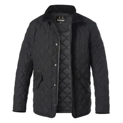 Barbour Herren Jacken schwarz Mikrofaser unifarben