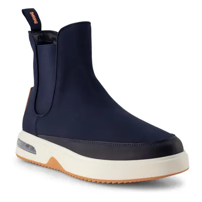 SWIMS Herren Chelsea Boots blau Textil