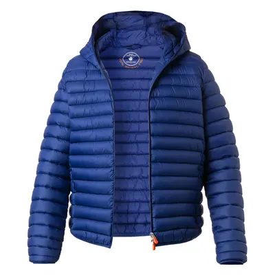 SAVE THE DUCK Herren Steppjacke blau Mikrofaser unifarben