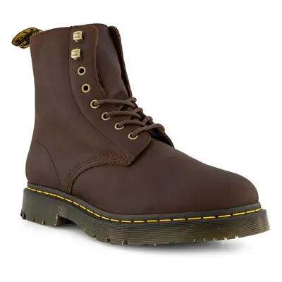 Dr. Martens Herren Schnürboots braun Glattleder