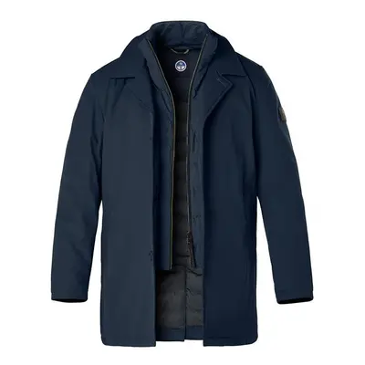 NORTH SAILS Herren Steppjacke blau Mikrofaser unifarben