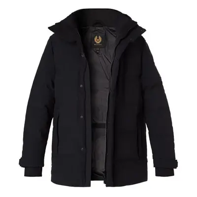 BELSTAFF Herren Daunenjacke schwarz Mikrofaser