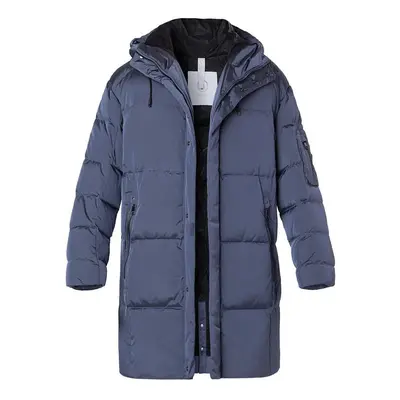 BOGNER Herren Daunenjacke blau Mikrofaser unifarben