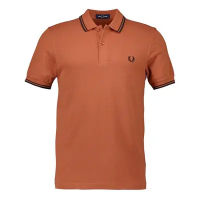 Fred Perry Herren Polo-Shirt braun Baumwoll-Piqué