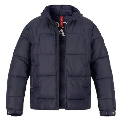 JOOP! Herren Steppjacke blau Mikrofaser unifarben