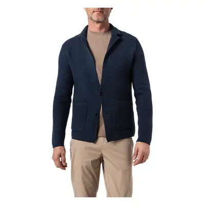 JUVIA Herren Stricksakko blau