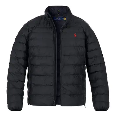 Polo Ralph Lauren Herren Steppjacke schwarz Mikrofaser unifarben