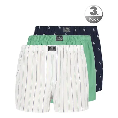 Polo Ralph Lauren Herren Boxershorts blau,grün,weiß Reine Baumwolle Gemustert,unifarben