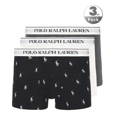 Polo Ralph Lauren Herren Trunks grau,schwarz,weiß Baumwolle & Mix unifarben