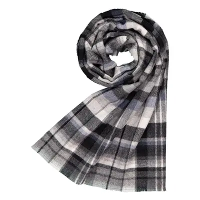 DANTE Herren Schal grau Kashmere-Wolle gemustert