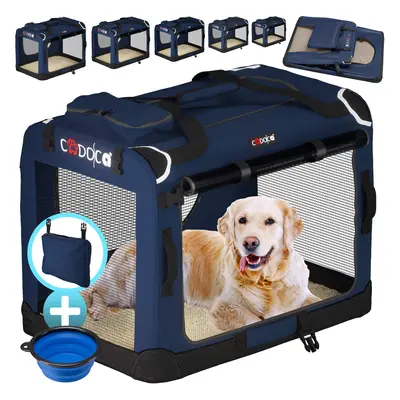 Hundebox Blau XXL 90x61x65cm