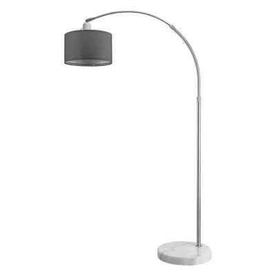 Design Bogenlampe Grau 150-175cm verstellbar