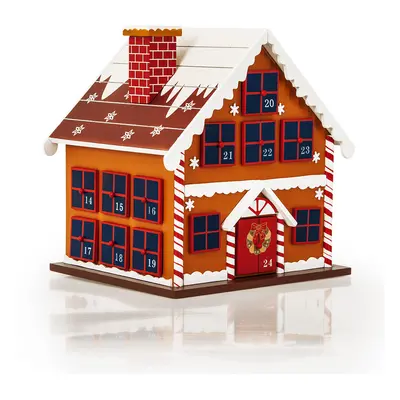 Adventskalender Winterhäuschen MDF