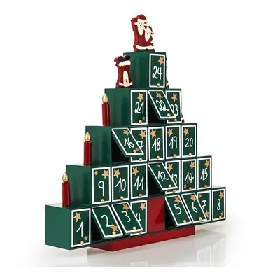 Adventskalender Pyramide Holz