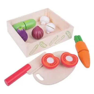 Holzset geschnittenes Gemüse, +18 Monate, Bigjigs